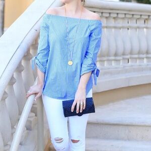 ✨NWT✨J. McLaughlin Natasha Off-Shoulder Blouse